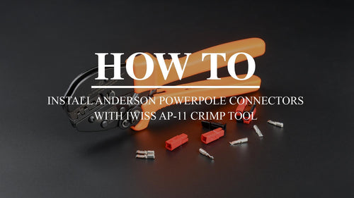 AP-11 Ratchet Wire Crimping Tool for 15, 30 and 45 AMP (AWG 20-10) Hand Crimping Pliers IWISS