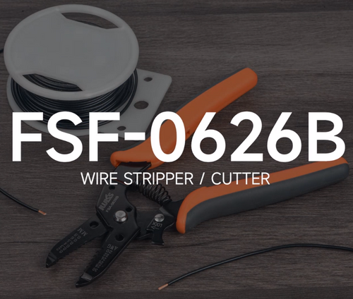 FSA-0626/FSA-0626B Wire Stripper for 0.5-6mm2 Cable Stripper & Wire Cutters iCrimp