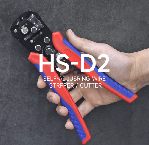HS-D2 Automatic Electric Wire Cable Stripper, Multi-function Stripping Tool Wire Stripper & Cable Cutter iCrimp