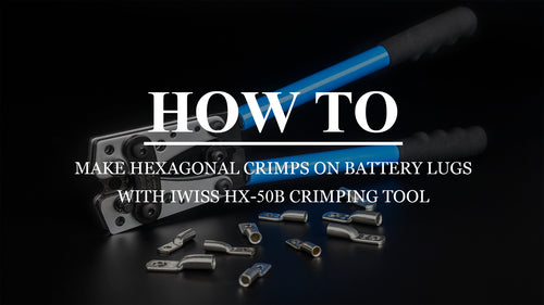 HX-50B Crimping Pliers Wiring Pliers Bare Terminal Pliers YO Copper-Aluminum Cable Crimping Pliers 6-50mm² Crimping Tools iCrimp