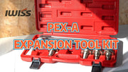 IWS-F1960MC 3/8, 1/2, 3/4, 1-inch ASTM F1960 PEX Pipe Expander Tool Kit PEX Pipe Tools IWISS
