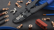 IWS-0840S Battery Cable Lug Crimping Tool Set Hand Crimping Pliers iCrimp