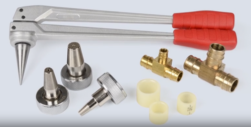 IWS-PE1632 Europe standard PEX Pipes Tube Expander With 16/20/25/32mm Expansion Heads PEX Pipe Tools IWISS