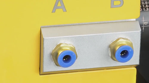 AM-1257 Pneumatic Crimping Machine for Solid Contacts and Heavy Duty Contacts AWG20-10 Pneumatic Crimping Machines IWISS TOOLS