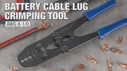 IWS-0810N Battery Cable Terminal Lug Crimping Tool for 8,6,4,2,1,1/0 AWG Electrical Copper Battery Lugs, Fixed Hexagonal Crimping Die Sets Hand Crimping Pliers iCrimp