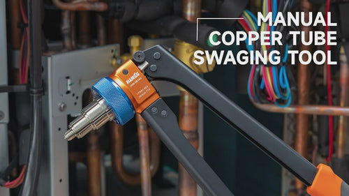 IWS-3858C Copper Tube Expansion Tool Kit for 3/8" to 1-5/8" HVAC Refrigeration Tubing, with Deburring Tool and Pipe Cutter Copper Pipe Tools iCrimp