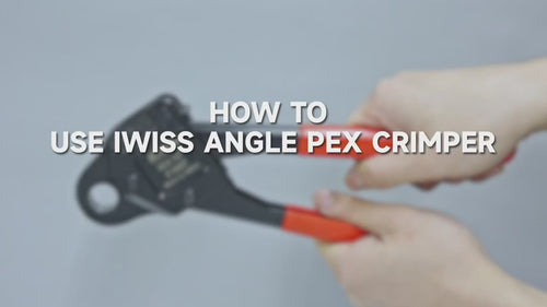 IWS-1234C KIT-1/2"&3/4" Angel Combo PEX Pipe Crimping Tool kit- Portable Case PEX Pipe Tools iCrimp