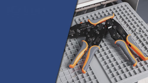 IWS-12DS Ratchet Deutsch Crimp Tool for DT Connector, Deutsch Open barrel Terminal Wire Crimping Tool for AWG14,12 Hand Crimping Pliers iCrimp