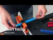 CRP0409 ASTM F2098 PEX SS Clamp Cinch Tool Kit for 3/8" - 1" PEX Pipe Tools iCrimp