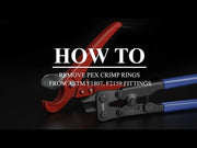IWS-1210C PEX Crimp Ring Removal Tool for 1/2", 3/4" and 1" ASTM F1807 Copper Crimp Rings PEX Pipe Tools iCrimp