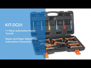 KIT-DC02 Wire Crimping Tool Kit for Deutsch Connectors and Weather Pack Terminals with Connector Removal Tools Hand Crimping Pliers iCrimp