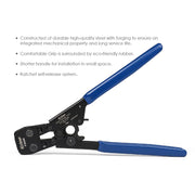 CRP0409 ASTM F2098 PEX SS Clamp Cinch Tool Kit for 3/8" - 1" PEX Pipe Tools iCrimp