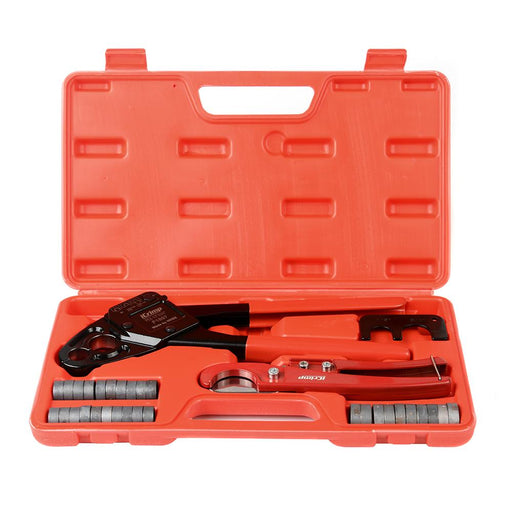 IWS-1234C KIT-1/2"&3/4" Angel Combo PEX Pipe Crimping Tool kit- Portable Case