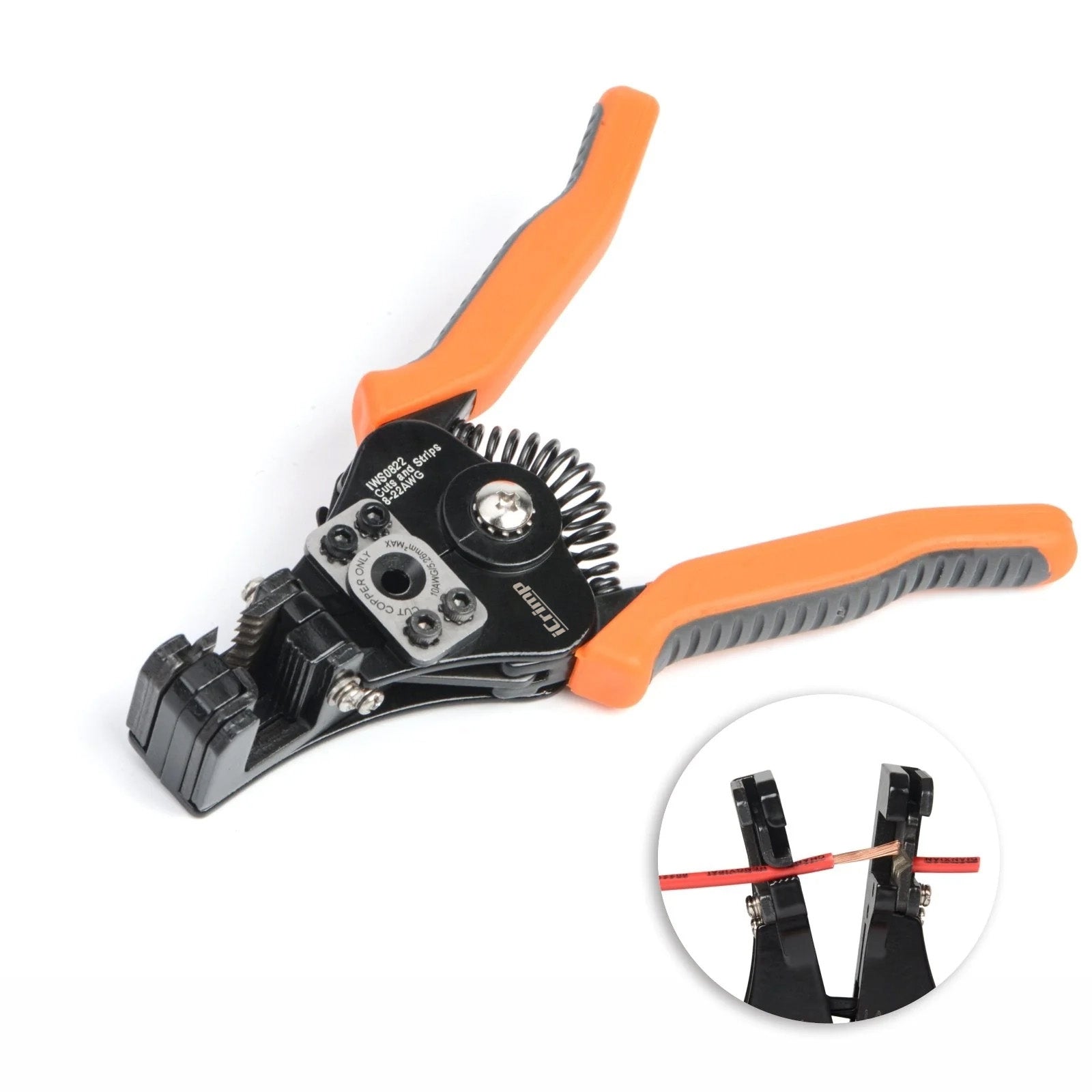 IWS-0822 Wire Stripper/Cutter Tools for AWG 22-8 — IWISS TOOLS