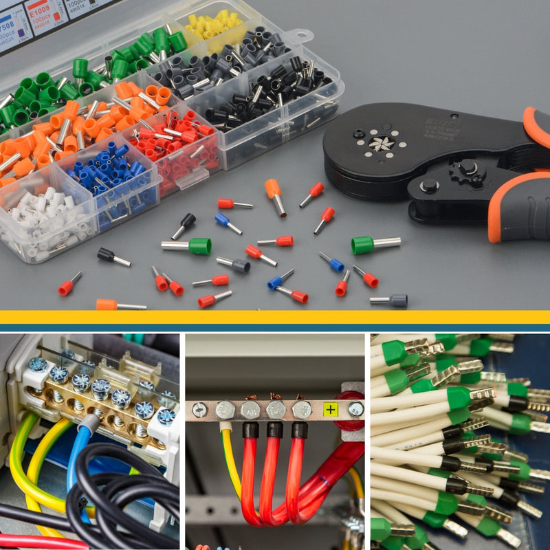 E-770 770pcs insulated ferrules terminals kit Wire Terminal Kits IWISS