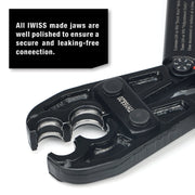 IWS-1620C Dual-head PAP&PEX Pipe Press Tool（16,20mm） Multi-layer Pipe Tools iCrimp