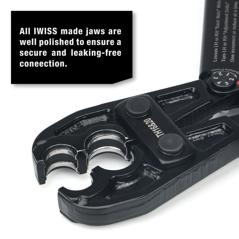 IWS-1620C Dual-head PAP&PEX Pipe Press Tool（16,20mm） Multi-layer Pipe Tools iCrimp