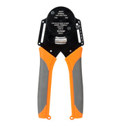 IWD-20 Closed Barrel Crimper 4 way Indents, 8 Impressions for Deutsch Solid Contacts gage 20&22 Hand Crimping Pliers iCrimp