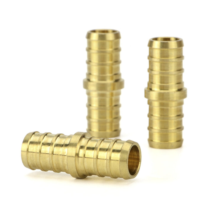 PEX Brass Coupling 1/2 in. Lead-free Crimping fitting- 10pcs
