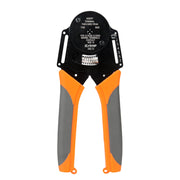 IWD-12 Closed Barrel Crimper 4 Way Indent,8 Impression Type for Deutsch Solid Contacts gage 12 Hand Crimping Pliers iCrimp