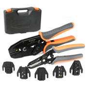 KIT-0535 HS series Quick Exchange Jaw Ratcheting Crimping Tool Set 8 PCS Hand Crimping Pliers iCrimp