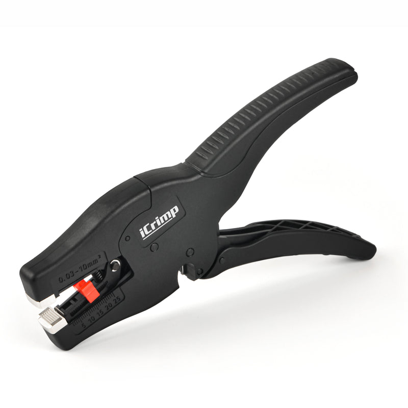 IWS-D10 Wire Stripper with built-in Cutter, Multifunctional Wire Stripping Tool&Cutting Tool for 0.03-10mm2 Cable Stripper & Wire Cutters iCrimp