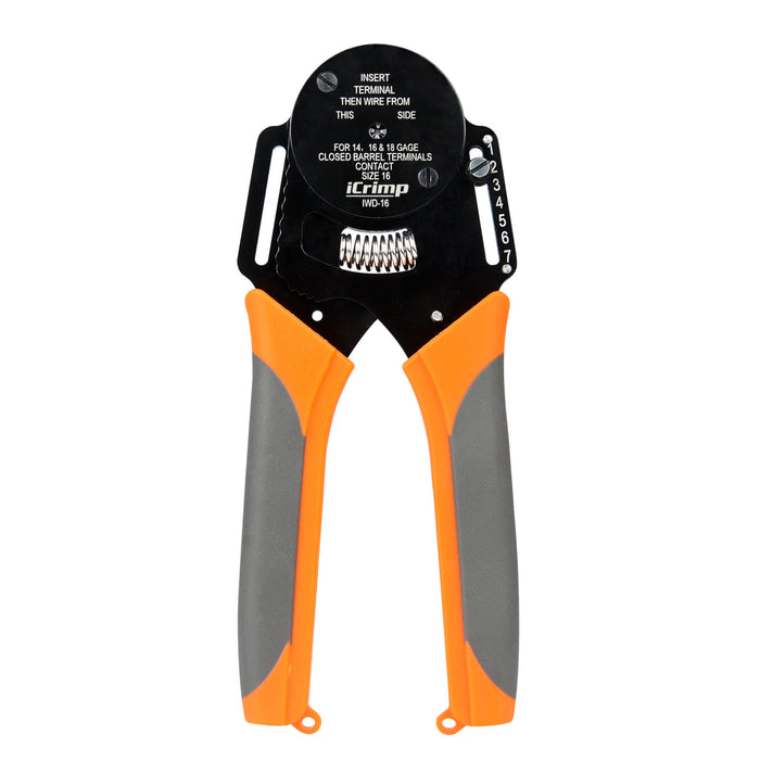 thumbnail image 2 of GIANNEER Closed Barrel Crimper Deutsch Crimping Tools 4 Way Indent 8 Impression Type Wire 2 of 10