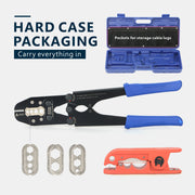 IWS-0840S Battery Cable Lug Crimping Tool Set Hand Crimping Pliers iCrimp
