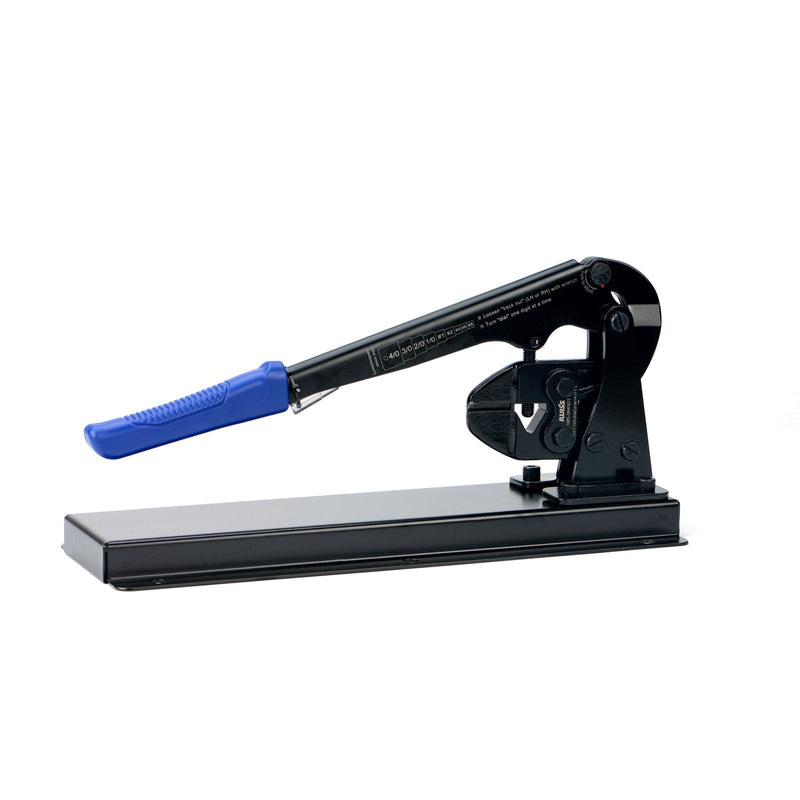IWS-0840DT Punch Type Battery Lug Crimping Tool For 8-4/0 AWG Bench Mount Type Hand Crimping Pliers iCrimp