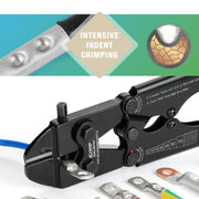 IWS-0670C Punch Type Battery Lug Crimping Tool For 6-70 mm2(AWG10-2/0) Hand Crimping Pliers iCrimp