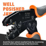 IWS-30J Crimping Tool Kit With Stripper&Cutter for Different Terminals Hand Crimping Pliers iCrimp