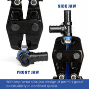 CRP650 Vertical&Parallel PEX SS Clamp Cinch Tool for 3/8” to 1” PEX Pipe Tools iCrimp