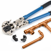 IWS-1632AF Europe Copper Pipe Press Tool with 15, 18, 22, 28mm V type Jaws Copper Pipe Tools iCrimp