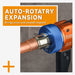 Auto rotatry expansion tool