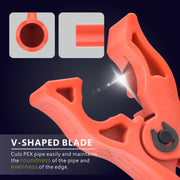 ICP-CT01 PEX Pipe Cutter for 3/8’’, 1/2’’, 3/4’’, 5/8’’, 1’’ PEX & PVC Pipes, Radial PEX Tubing Cutting Tool with Extra Blade Pipe Cutters iCrimp