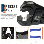 IWS-FA F1807 All-in-one Copper Ring Crimping Tool Kit PEX Pipe Tools iCrimp