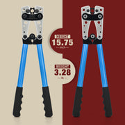 HX-50BI Wire Terminal Crimping Tool, Cable Lug Crimper for AWG8-1/0 CU/Al Terminal Lugs Hand Crimping Pliers iCrimp