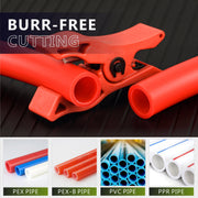 ICP-CT01 PEX Pipe Cutter for 3/8’’, 1/2’’, 3/4’’, 5/8’’, 1’’ PEX & PVC Pipes, Radial PEX Tubing Cutting Tool with Extra Blade Pipe Cutters iCrimp