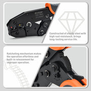 IWS-30J Crimping Tool Kit With Stripper&Cutter for Different Terminals Hand Crimping Pliers iCrimp