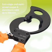 VC-60A Copper&Aluminum Cable Cutter Up To 500mm²/dia 60mm Wire Stripper & Cable Cutter iCrimp