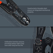 IWS-1234PS 1/2" & 3/4" Combo Pex Pipe Copper Ring plumbing Tool with Gauge PEX Pipe Tools iCrimp