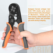 HSC8 16-4 Square Type Ratchet Crimping Tools for 6-16mm2 End Sleeves Hand Crimping Pliers iCrimp