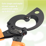VC-30A Copper&Aluminum Cable Cutter Up To 240mm²/dia 32mm Wire Stripper & Cable Cutter iCrimp