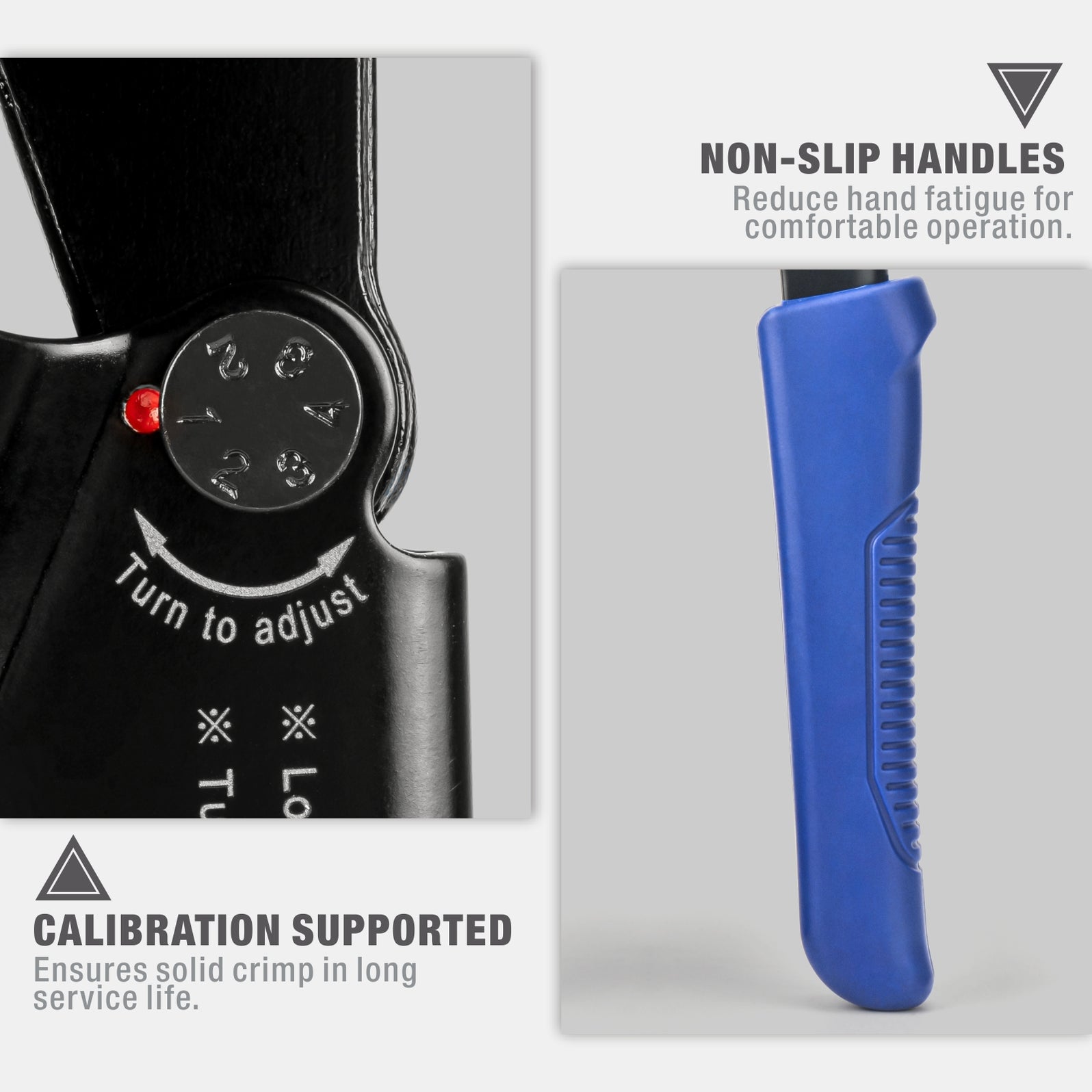 ICrimp IWS-0810N Battery Cable Crimper – Fixed Hex Dies For 8 To 1/0 AWG Lugs & Terminals, Heavy-Duty Copper Battery Cable Tool