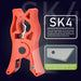 SK4 integrated sharpened blade