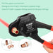 CL 1/2" ASTM F1807 PEX Pipe Crimping Tool, for 1/2-inch Copper Pex Crimps Rings, with Go/No-Go Gauge, Angled Head
