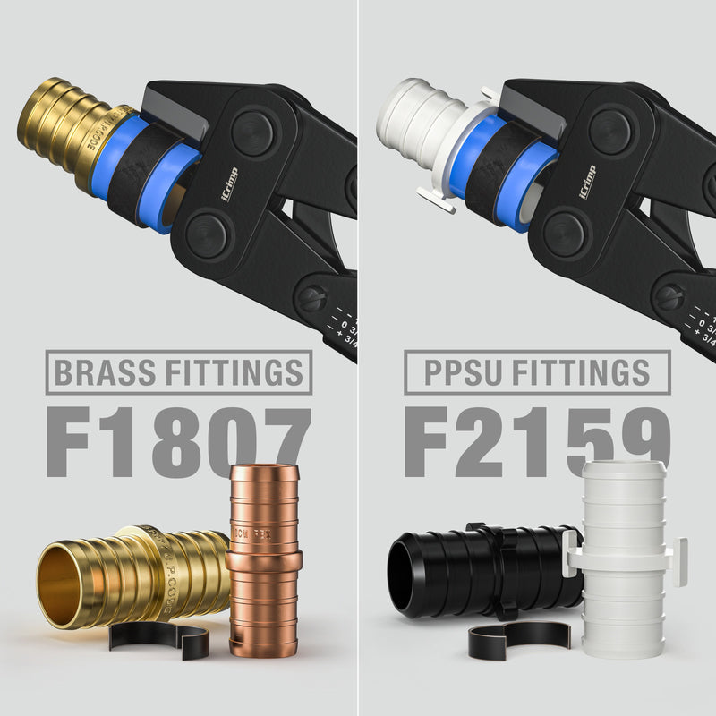 IWS-1210C PEX Crimp Ring Removal Tool for 1/2", 3/4" and 1" ASTM F1807 Copper Crimp Rings PEX Pipe Tools iCrimp