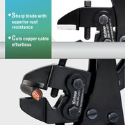 IWS-06120DT Battery Lug Crimping Tool for Battery Cable Ends,Tubular Cable Lugs,Solderless Copper Cable Lugs-Indent/Bench Mount Type(For 6-120 mm2) Hand Crimping Pliers iCrimp