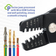 IWS-1440L Open Barrel Terminals Crimper for AWG 28-14 Hand Crimping Pliers iCrimp