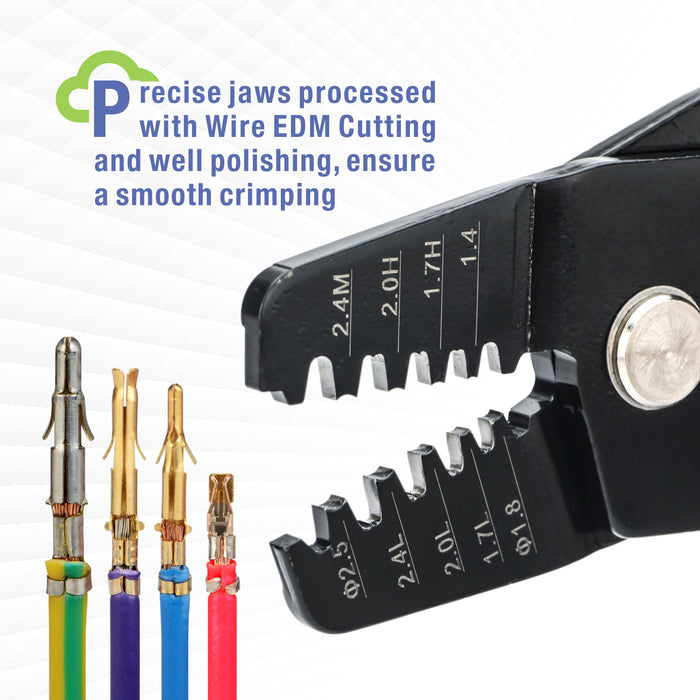 IWISS IWS-1424A NON INSULATED OPEN BARREL TERMINAL CRIMP TOOL - Matrix Tools - Foto 7